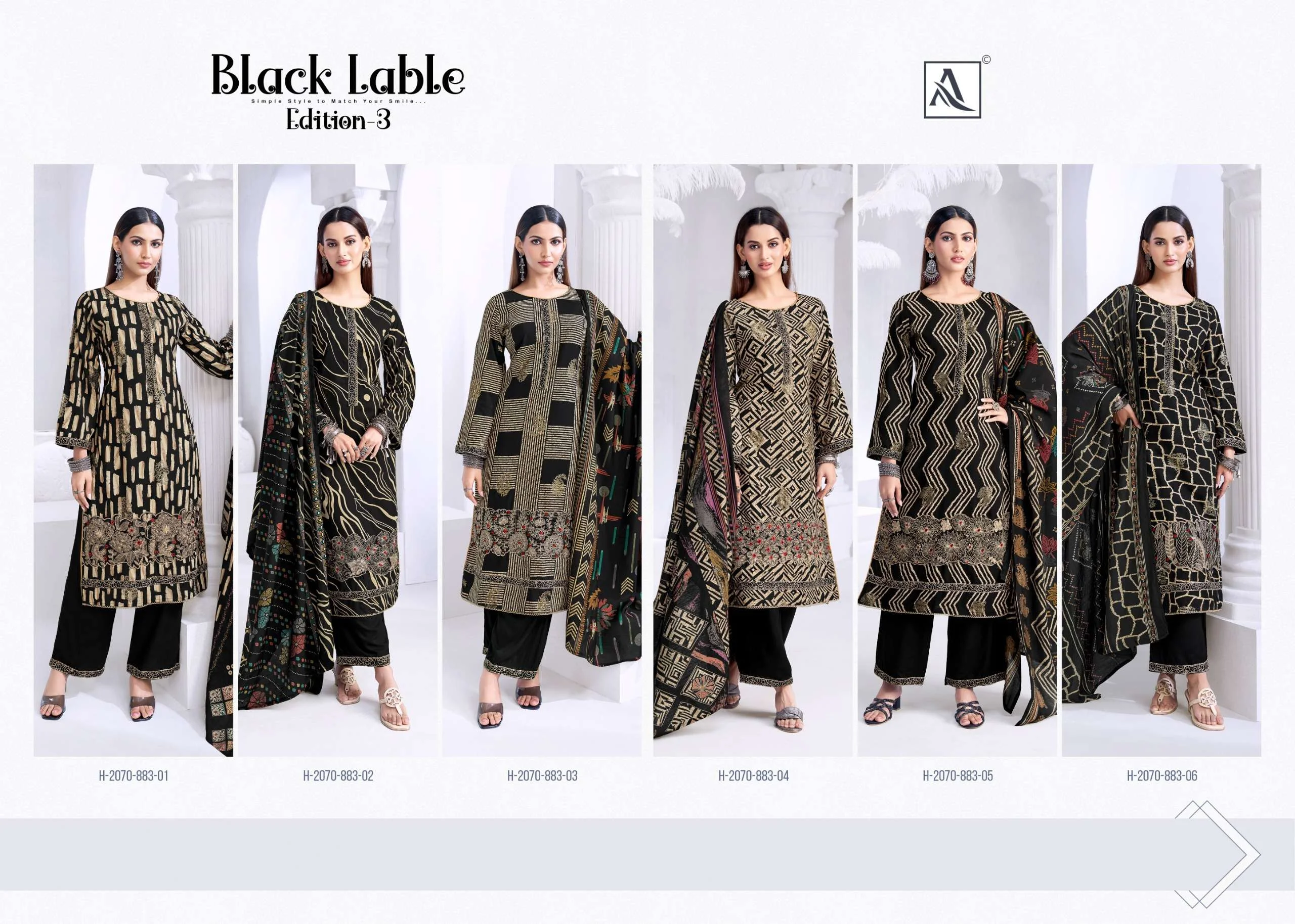 Alok Suits Black Lable Vol 3