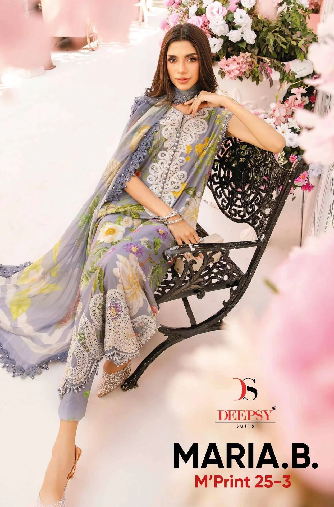 Deepsy Suits Maria B M Prints 25 Vol 3