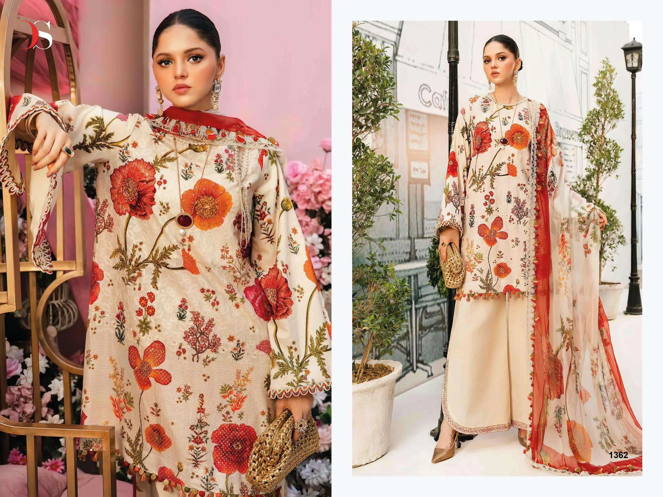 Deepsy Suits Maria B M Prints 25 Vol 3