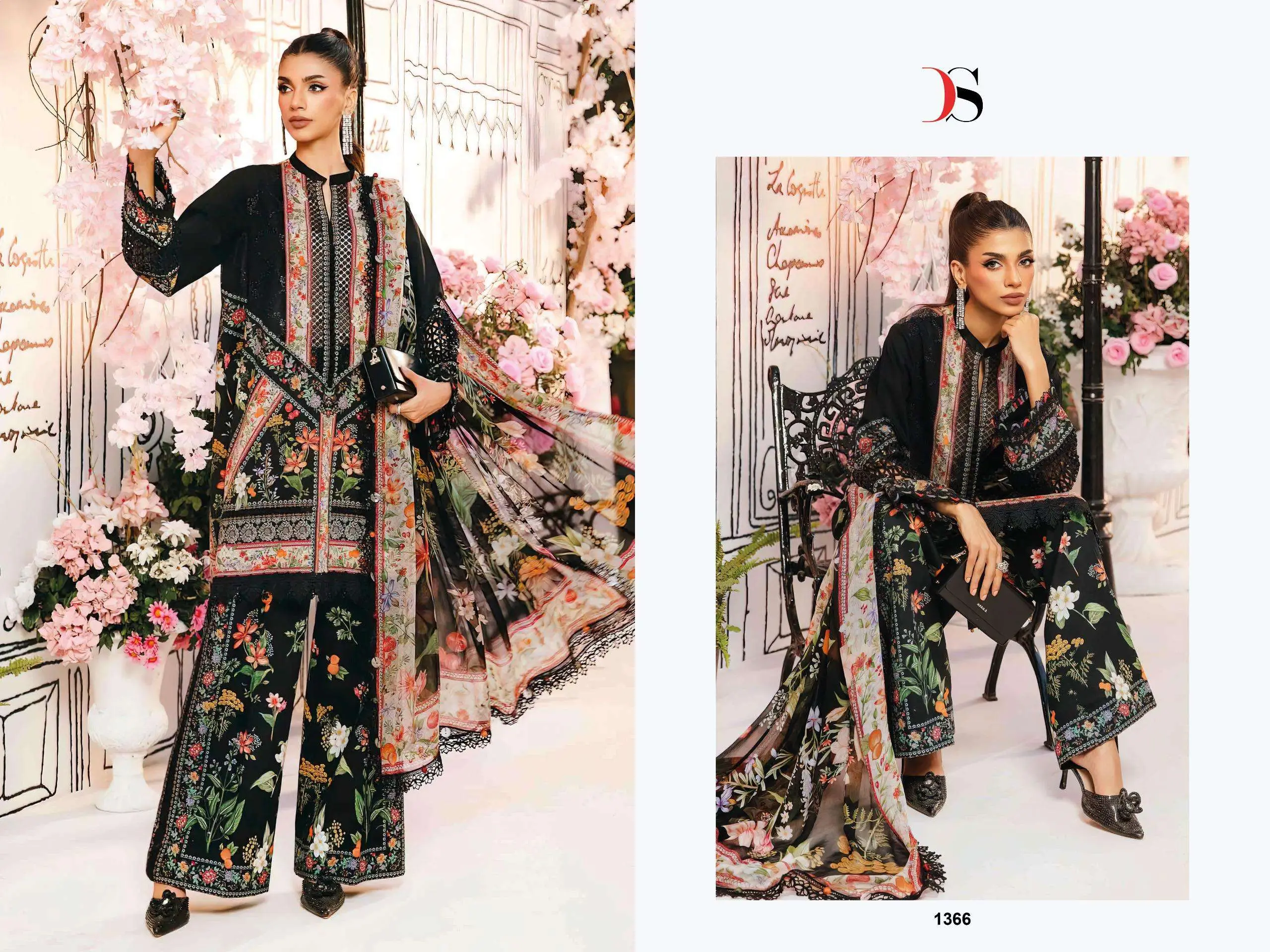 Deepsy Suits Maria B M Prints 25 Vol 3
