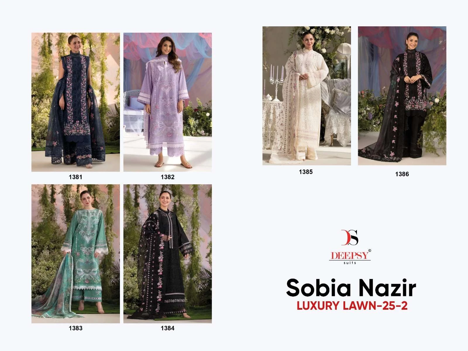 Deepsy Suits Sobia Nazir Luxury Lawn 25 Vol 2