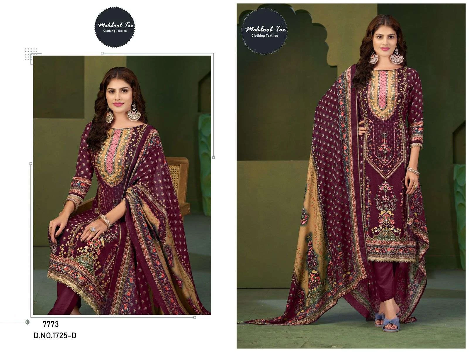 Mehboob Tex Mehboob Tex Design No – 1725 Abcd