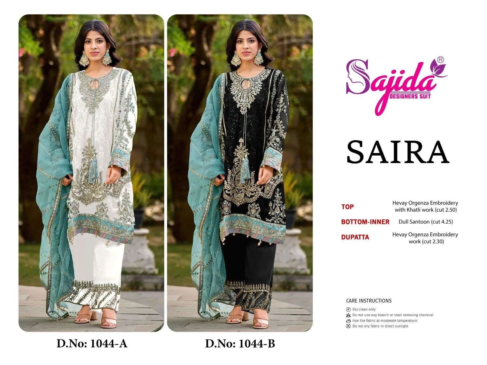 Sajida Sajida Designer Design No – 1044 Ab