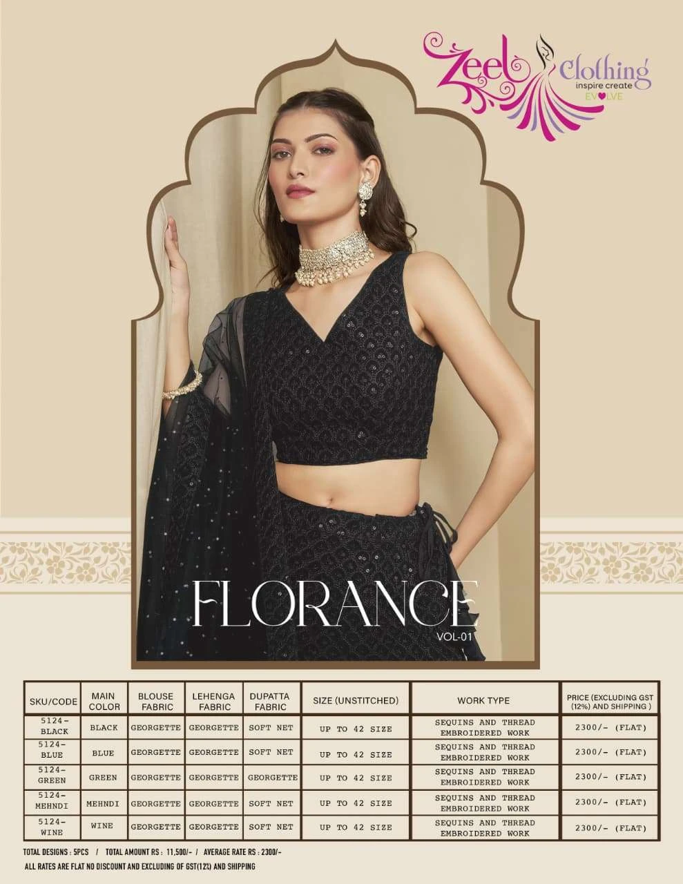 Zeel Clothing Florance Vol 1