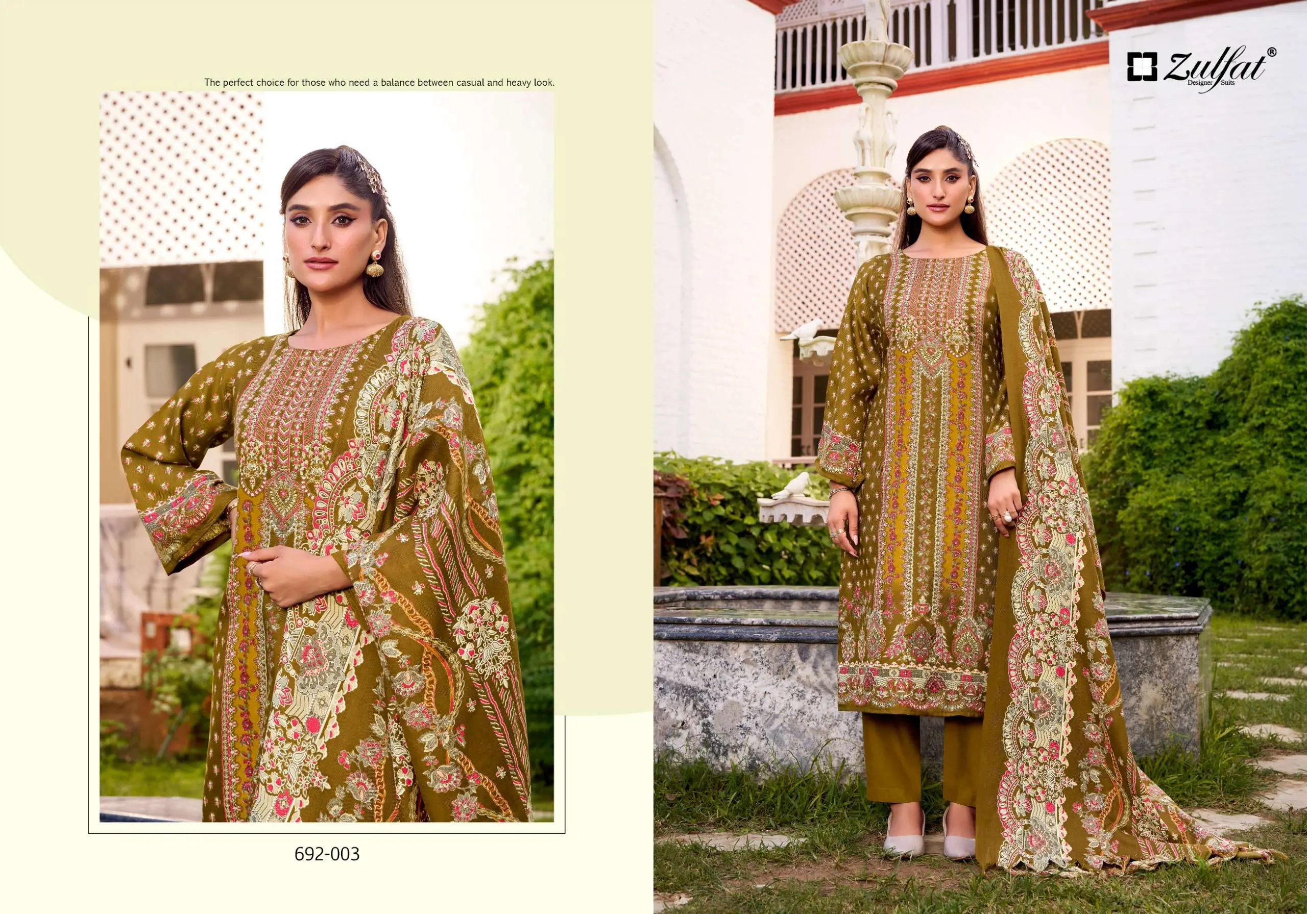 Zulfat Designer Suits Naaz