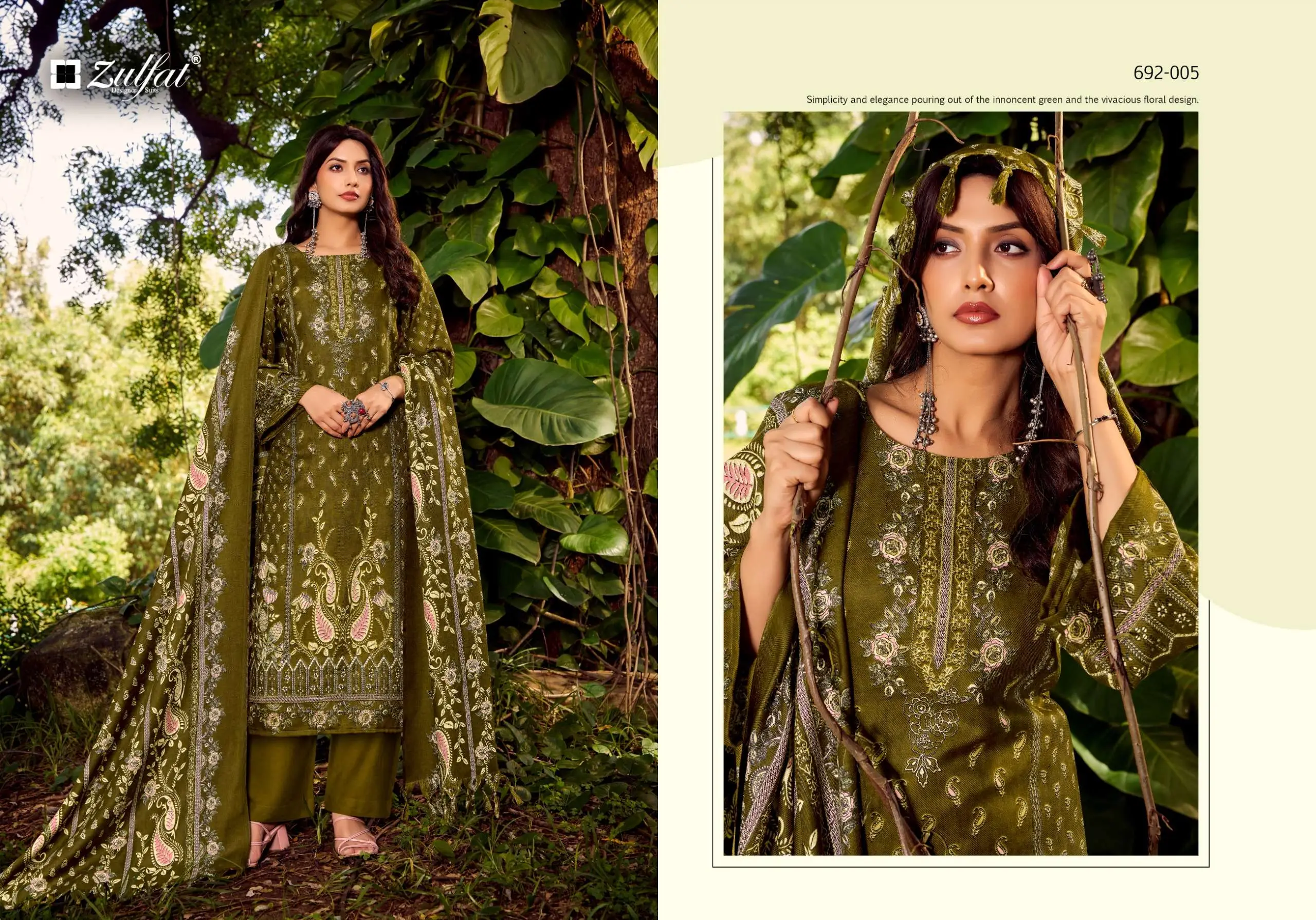 Zulfat Designer Suits Naaz