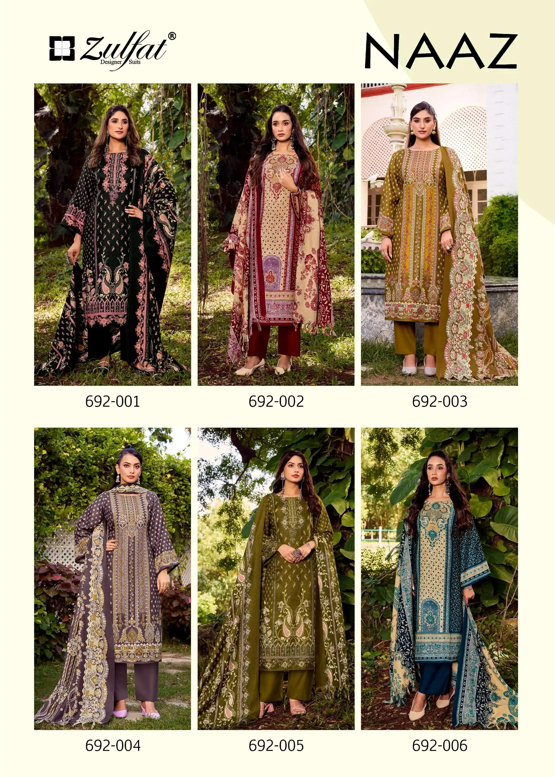 Zulfat Designer Suits Naaz