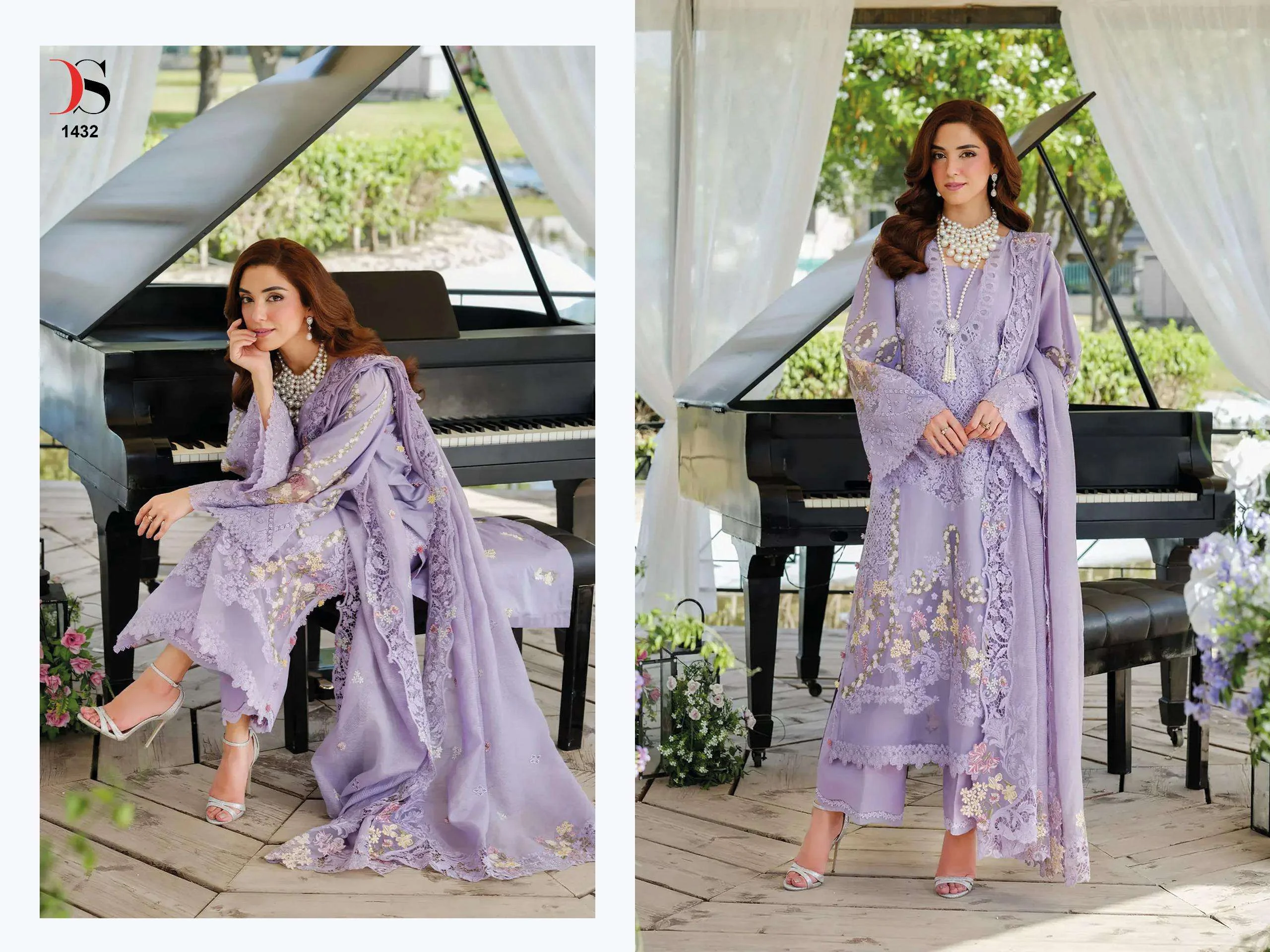 Deepsy Suits Elaf Luxury Lawn 25 Vol 4