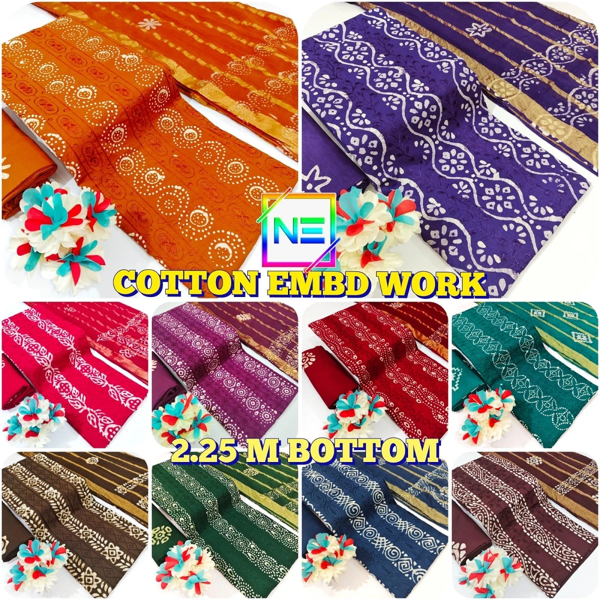 Nemi Wax Batik With Emb Work