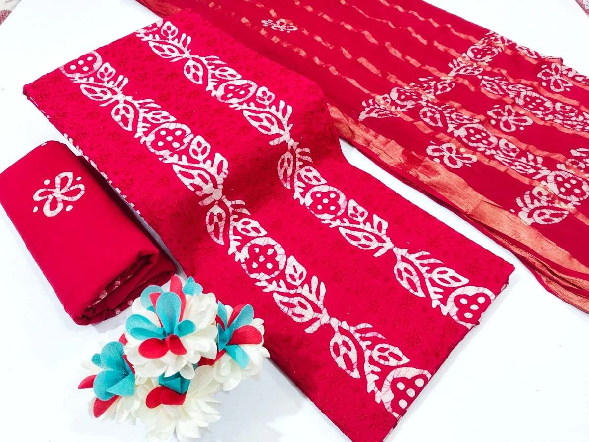 Nemi Wax Batik With Emb Work