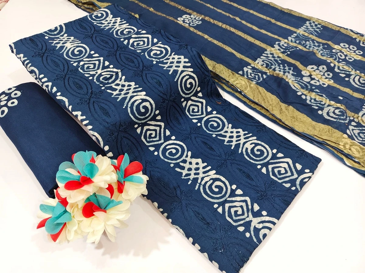 Nemi Wax Batik With Emb Work