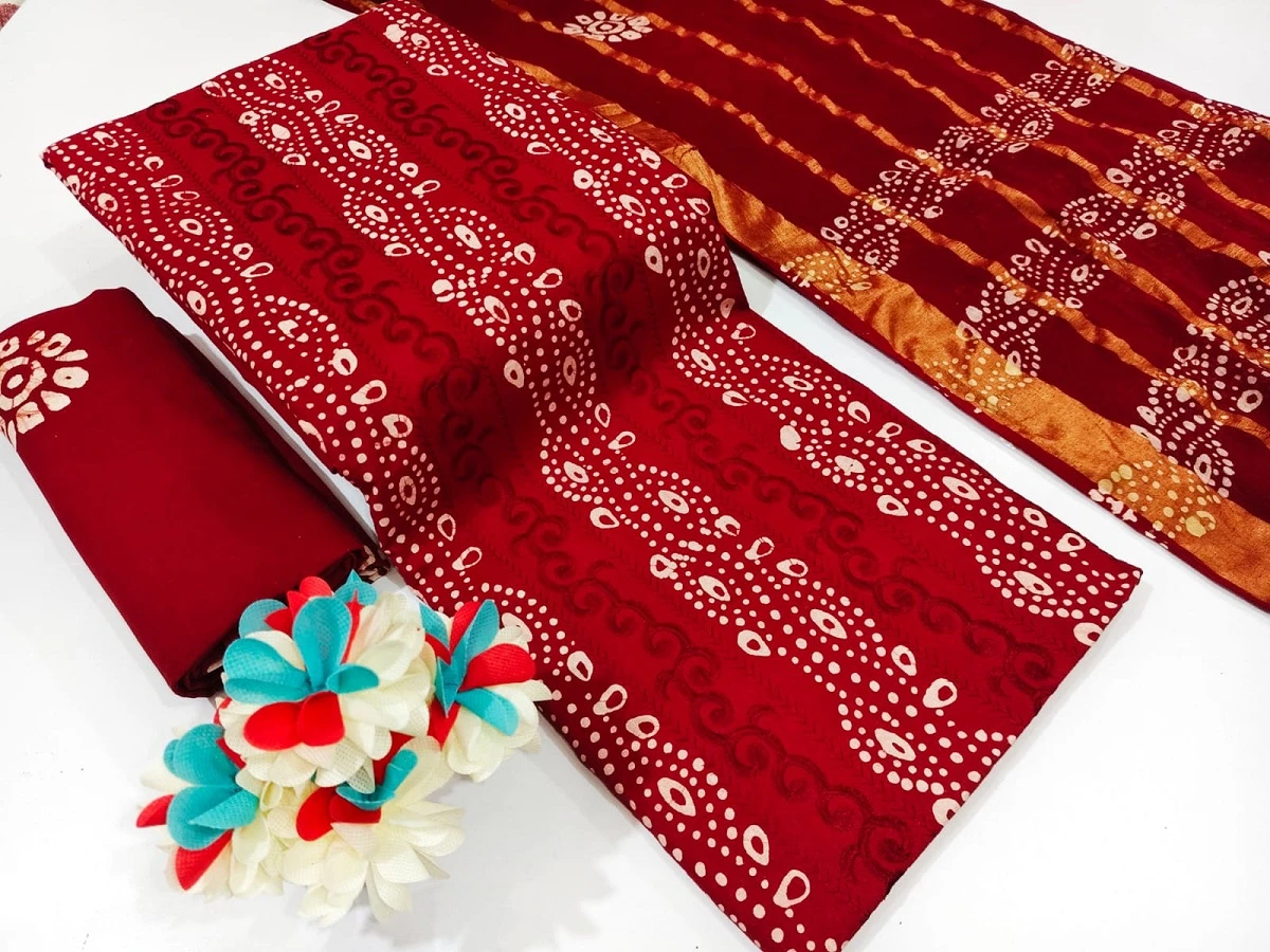 Nemi Wax Batik With Emb Work