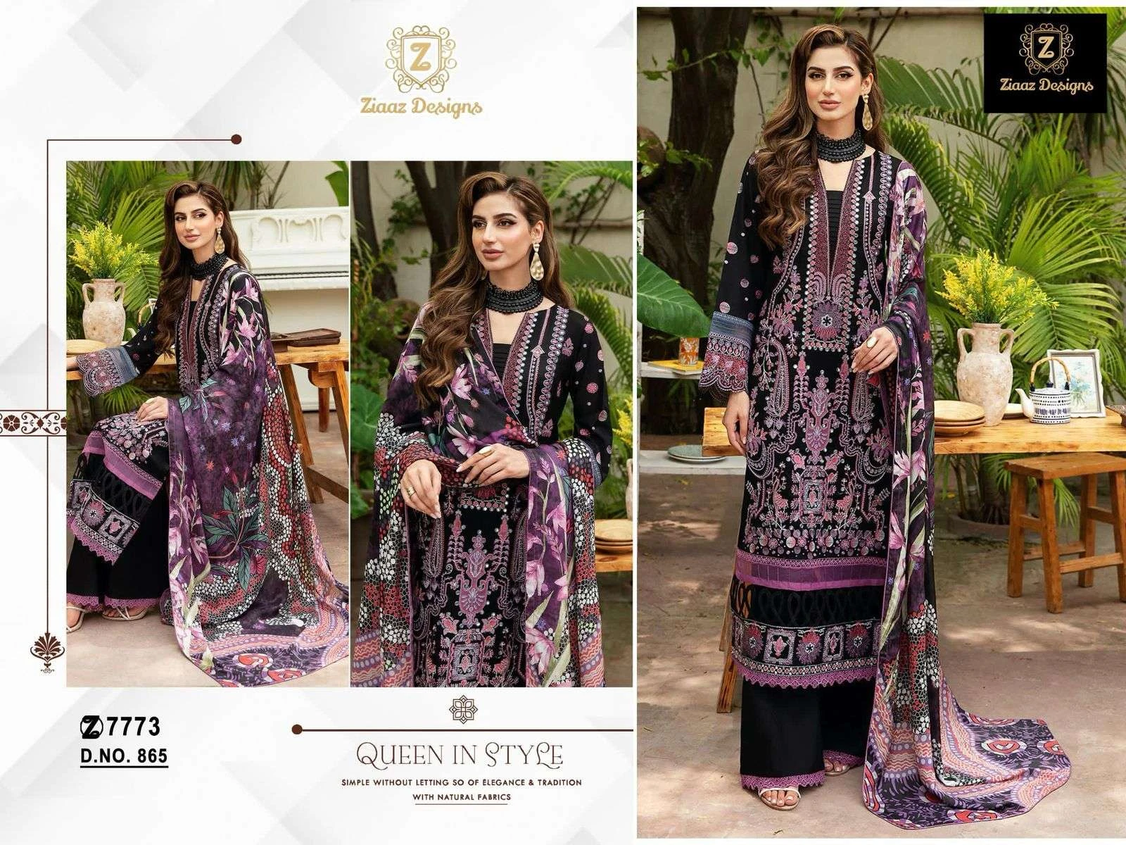 Ziaaz Designs Code No – 865 – 872