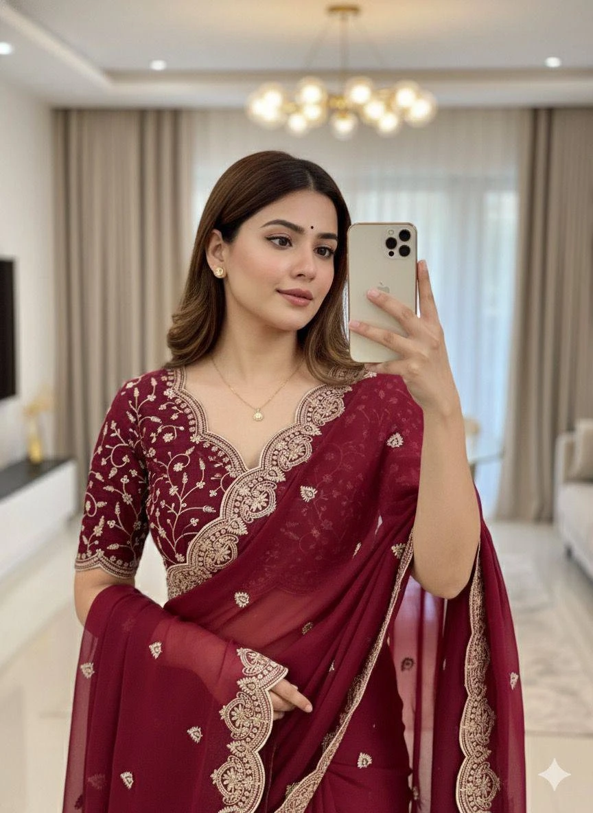 Aab Star Georgette - Image 10