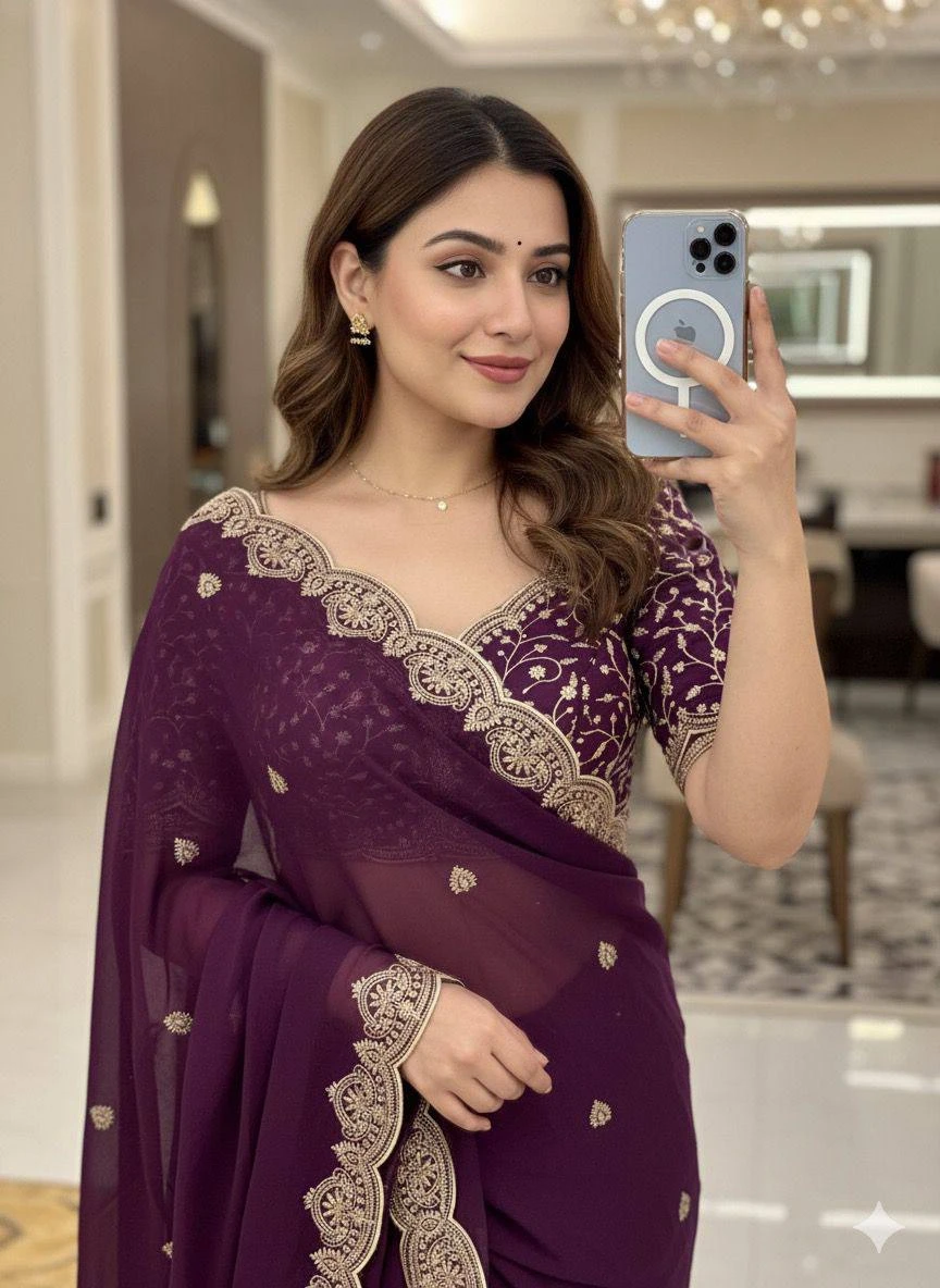 Aab Star Georgette - Image 14