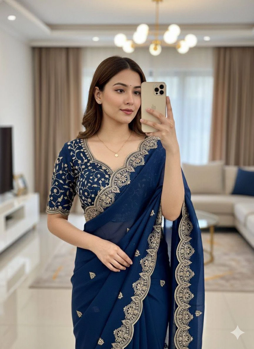 Aab Star Georgette - Image 8