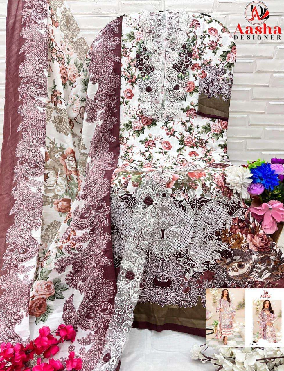 Aasha Designer Design No - 1044 Abcdg - Image 4