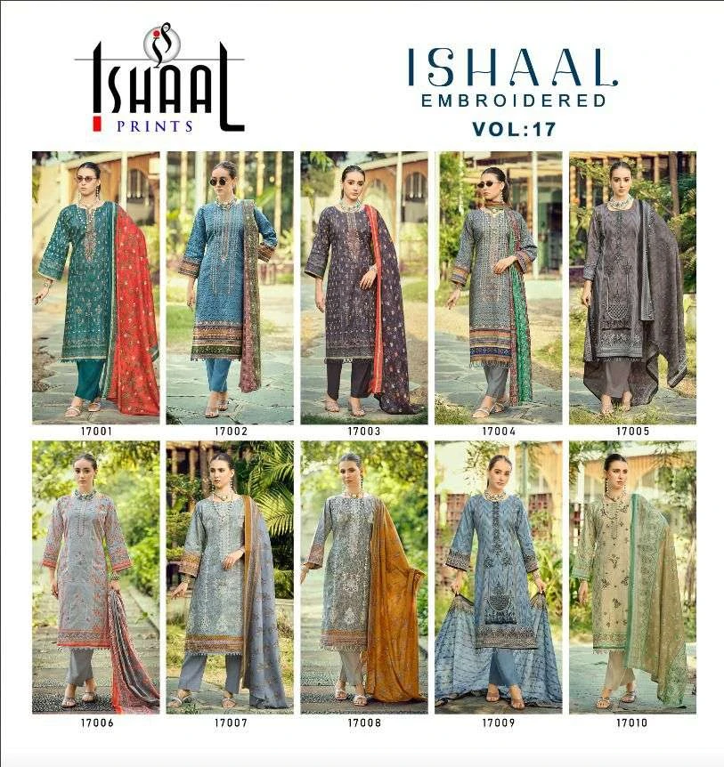 Ishaal Prints Embroidered Vol 17 - Image 4