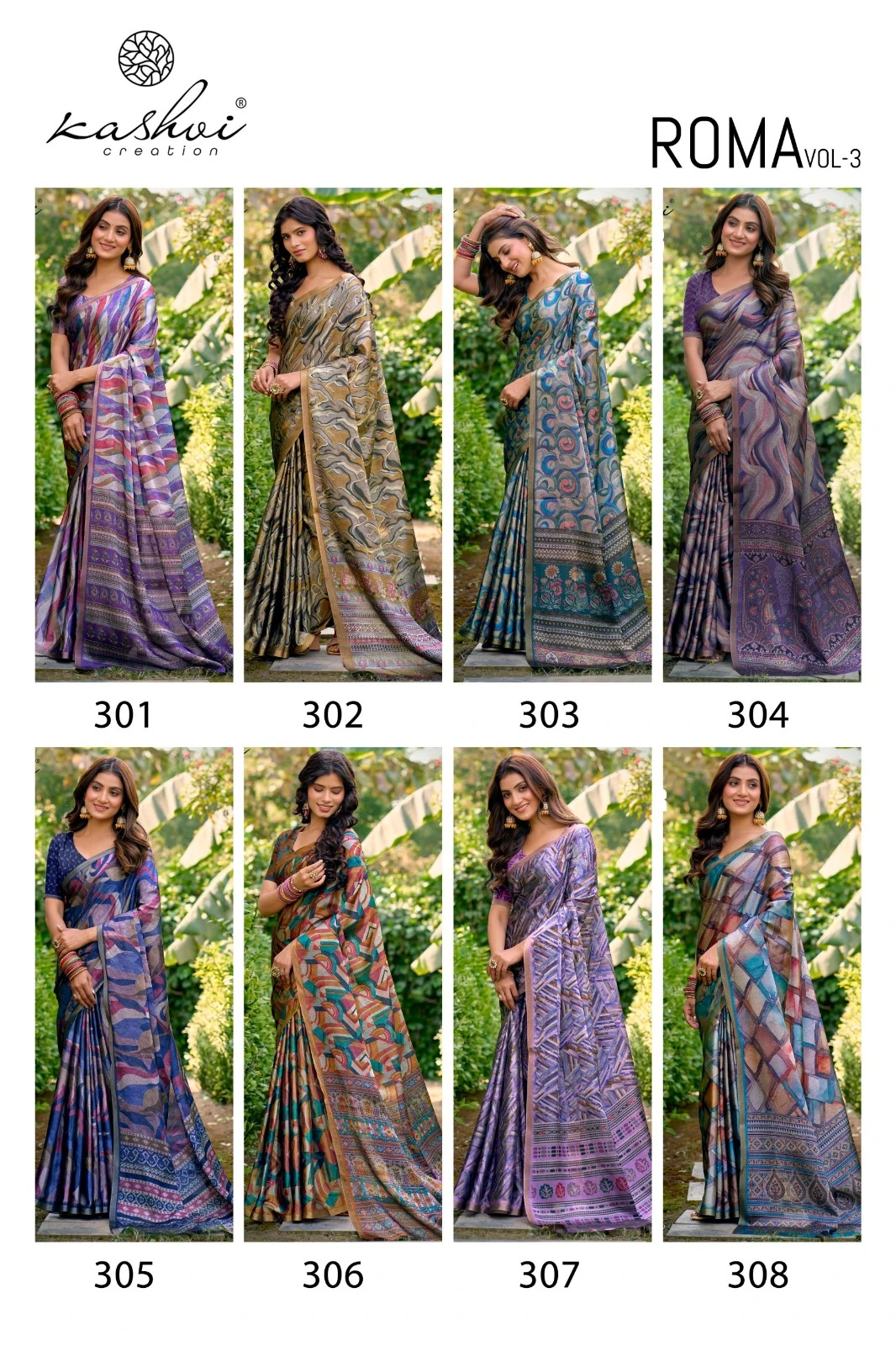Kashvi Roma Vol 3 Silk Casual Wear Saree Collection - Image 10