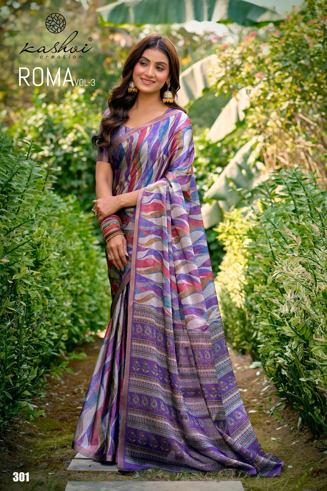 Kashvi Roma Vol 3 Silk Casual Wear Saree Collection - Image 5