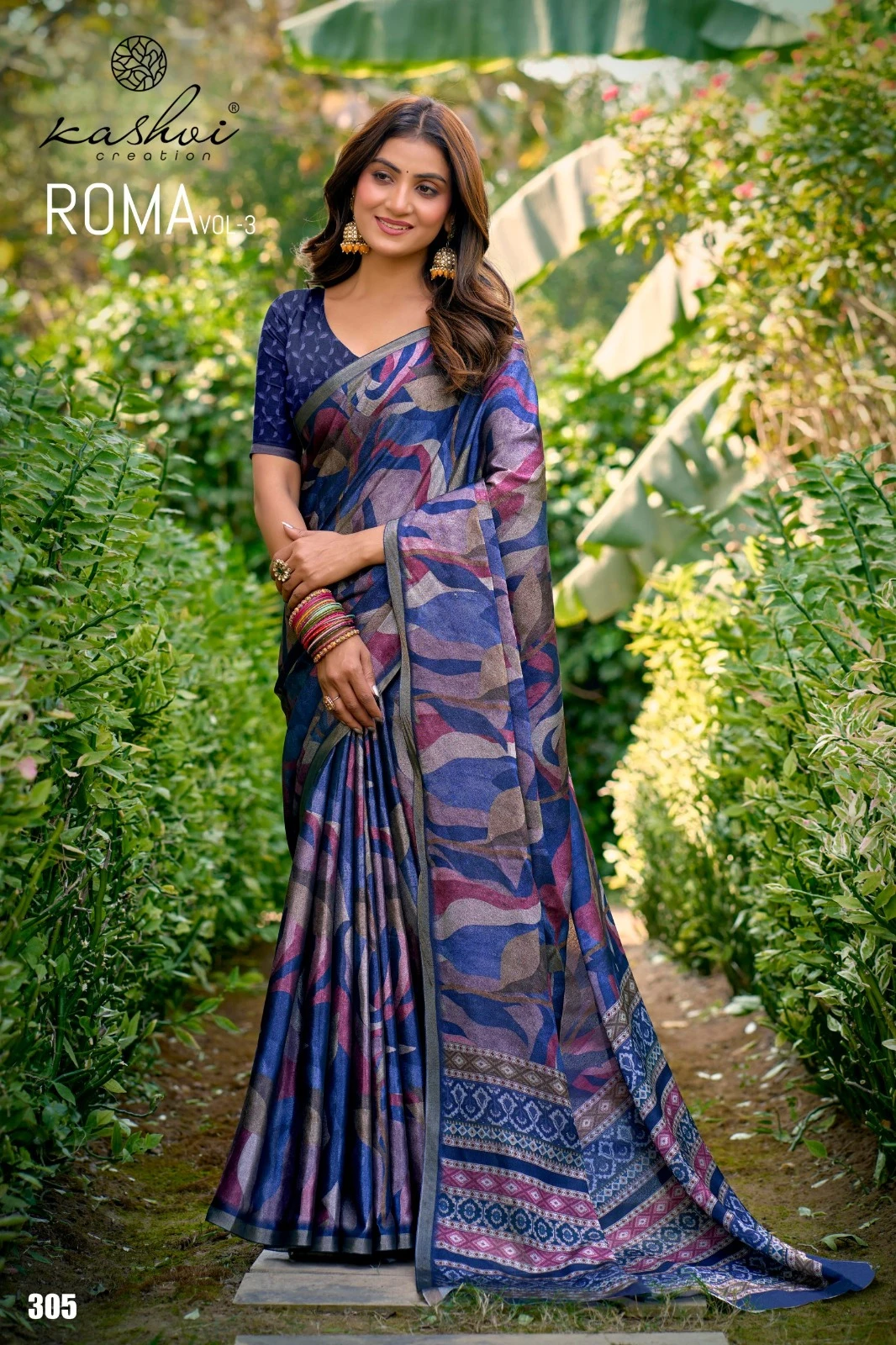Kashvi Roma Vol 3 Silk Casual Wear Saree Collection - Image 6