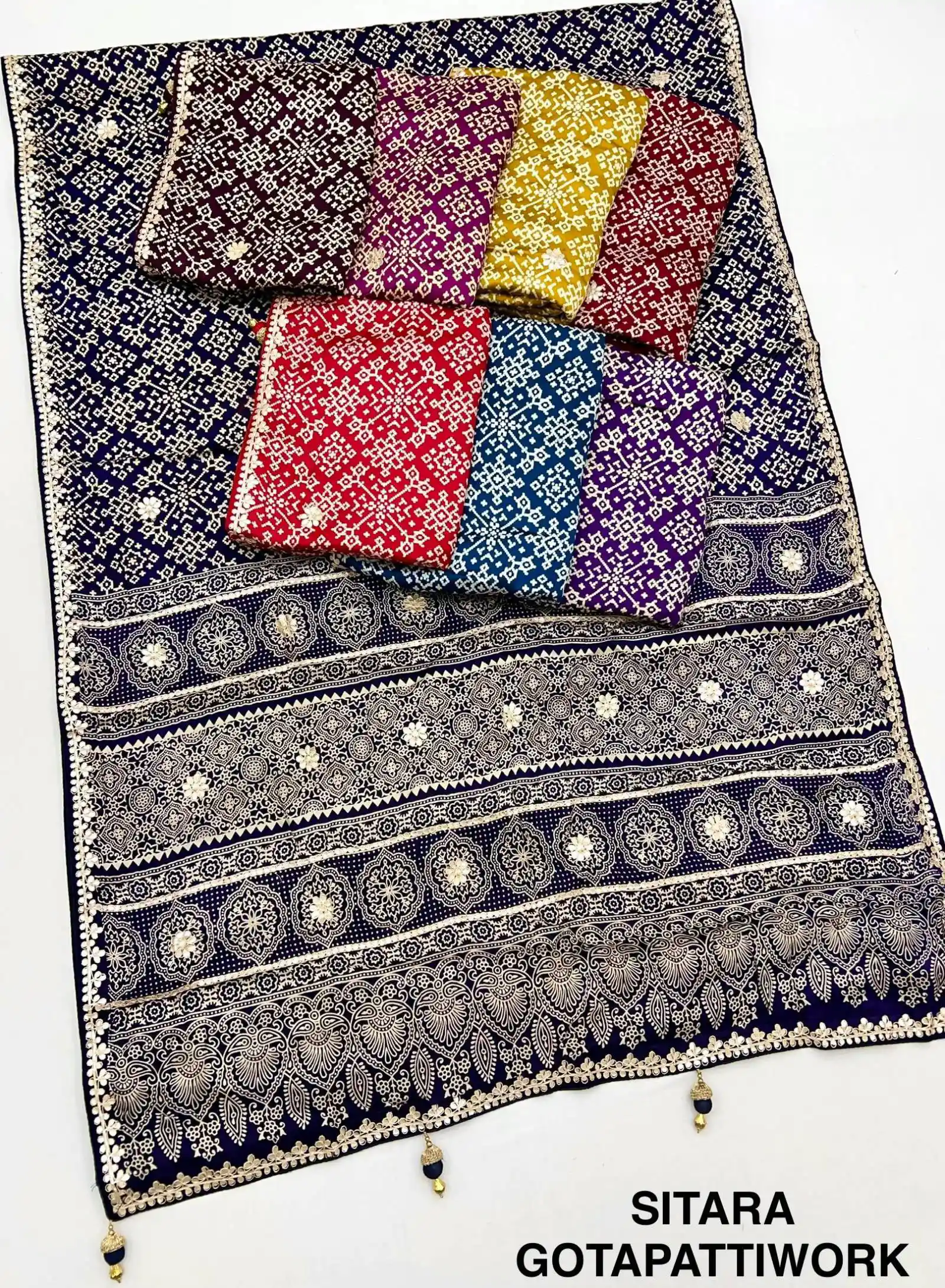 Rajyog Sitara Gotapatti Work - Image 10