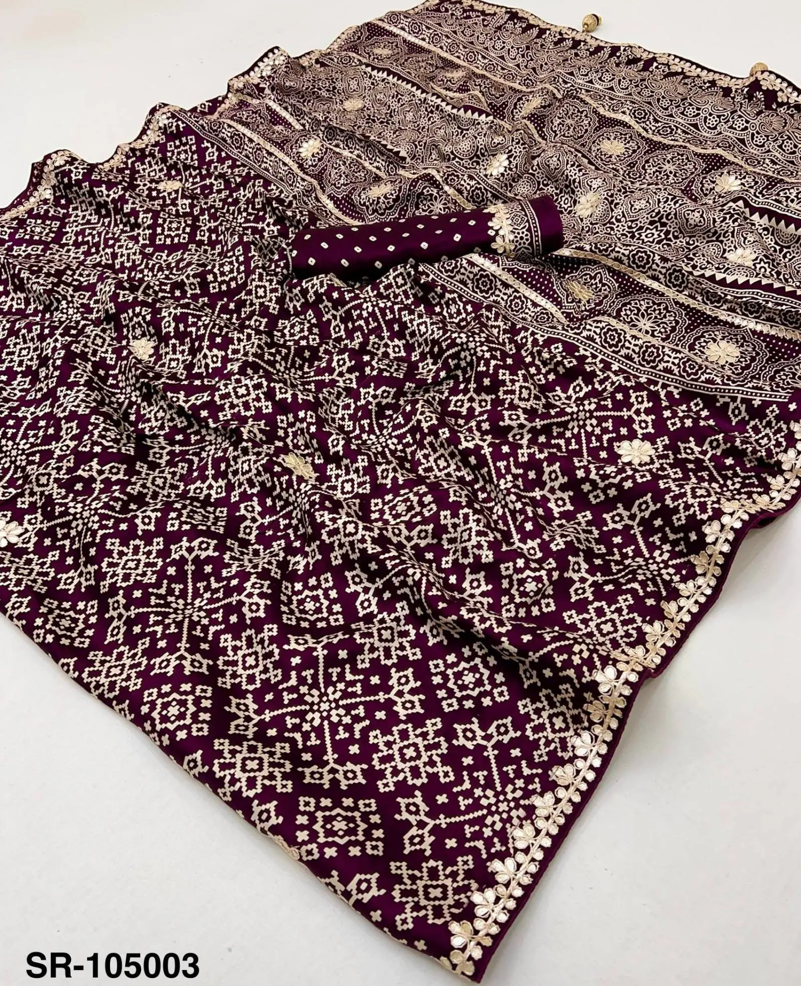 Rajyog Sitara Gotapatti Work - Image 5