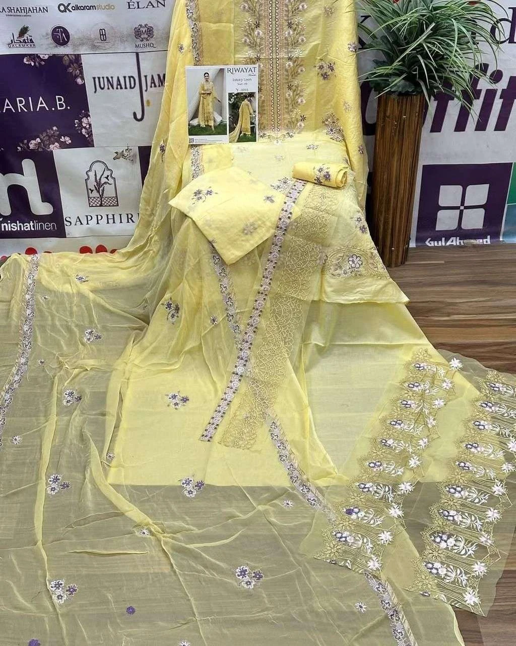 Ramsha Riwayat Luxury Lawn Collection Vol 10 - Image 3