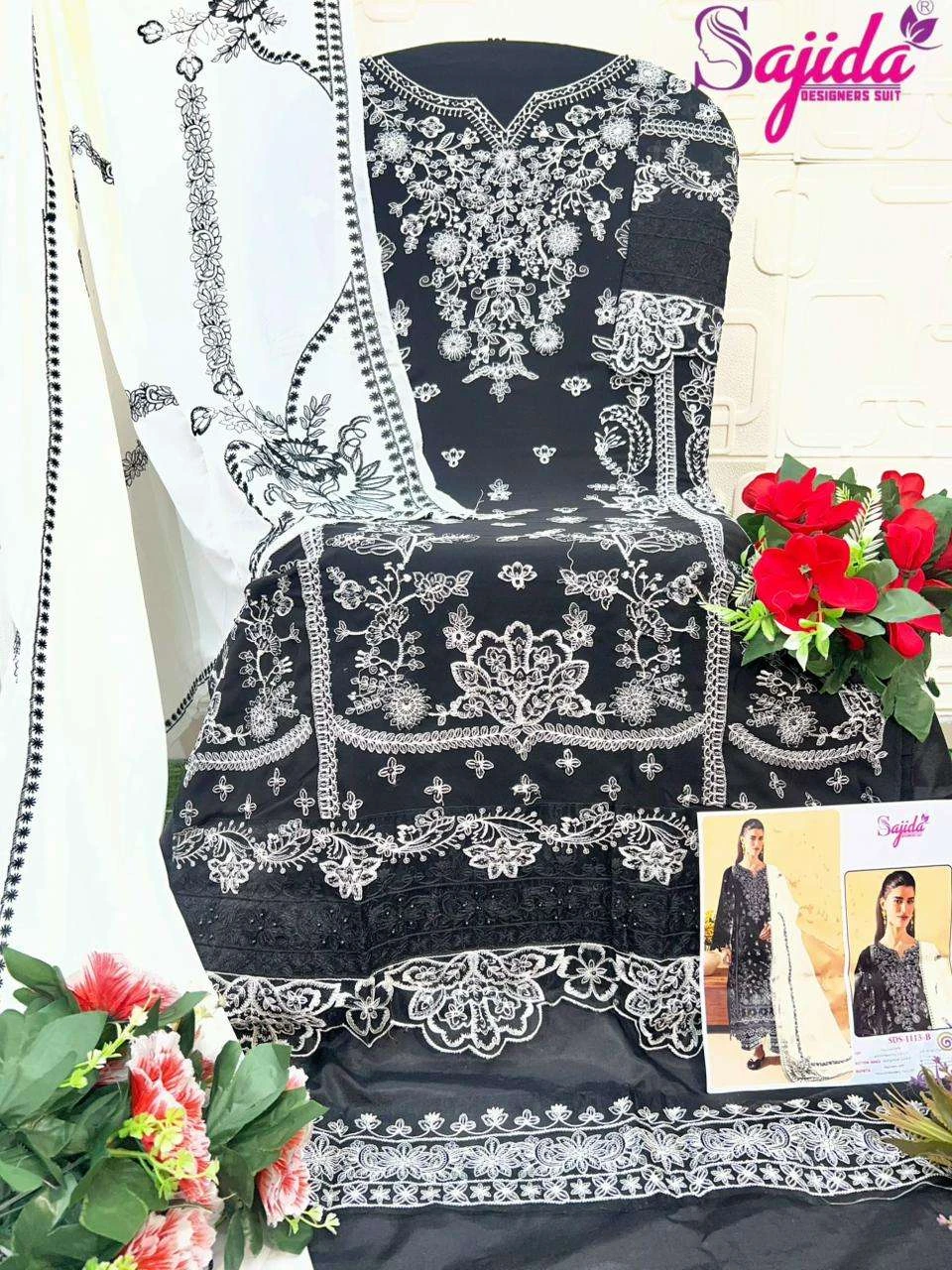 Sajida Designer Design No - 1115 Ab - Image 3