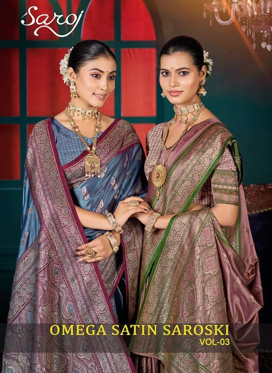 Saroj Omega Satin Saroski Vol 3
