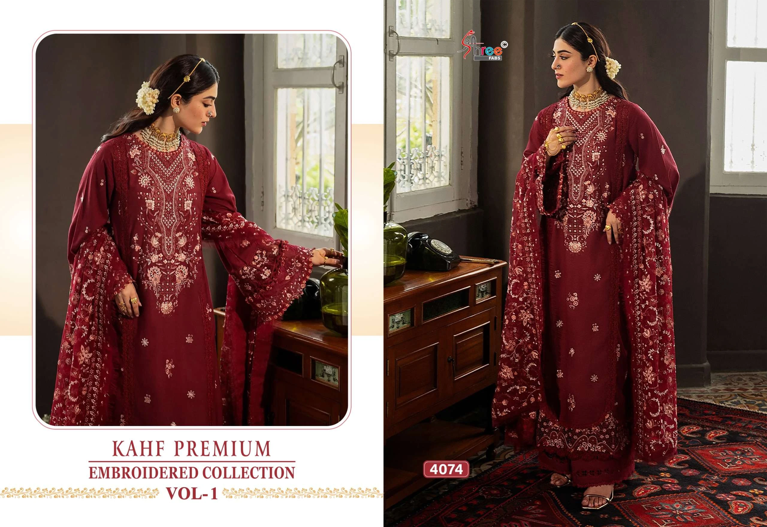 Shree Fab Kahf Premium Embroidered Collection Vol 1 - Image 2
