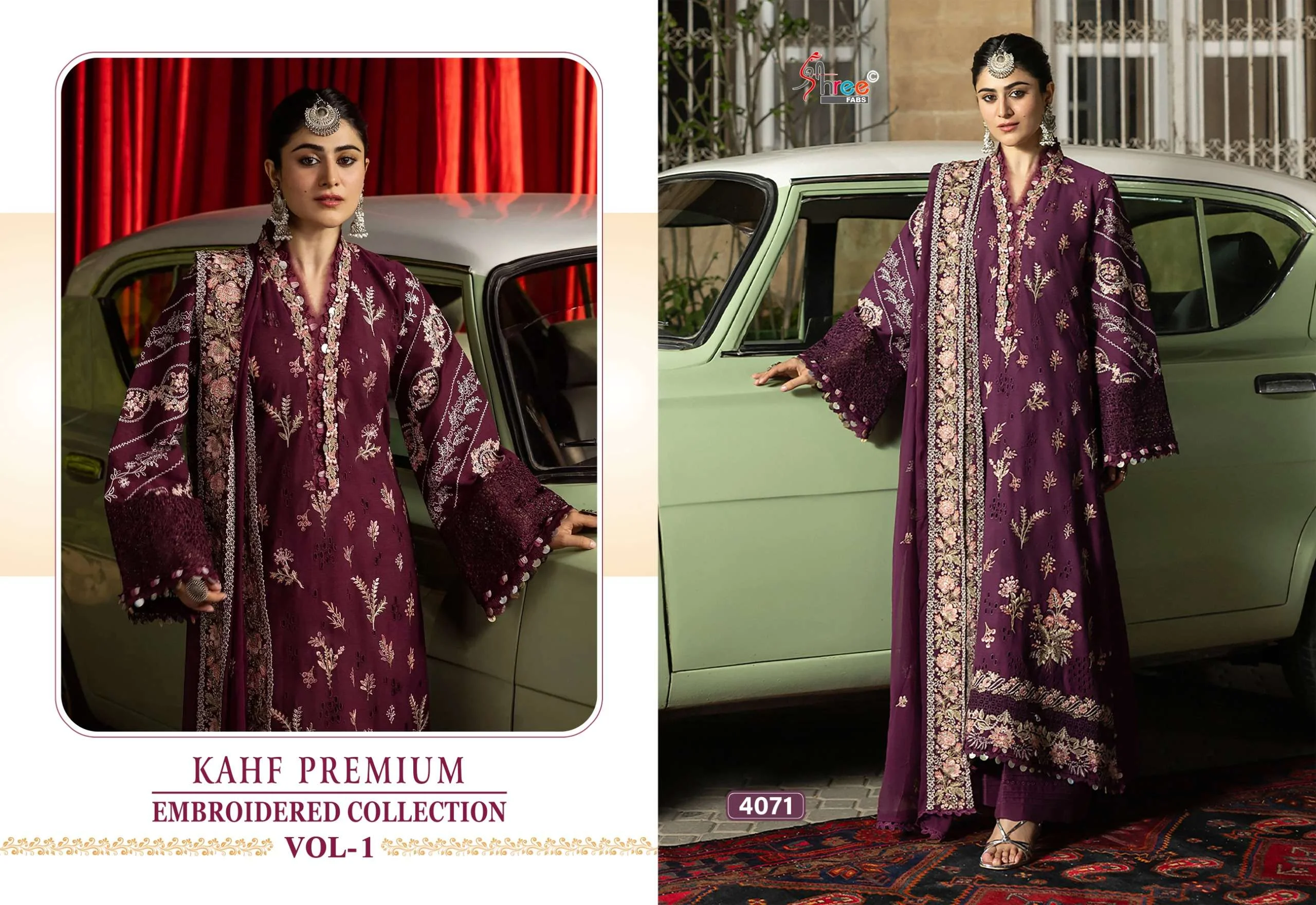 Shree Fab Kahf Premium Embroidered Collection Vol 1 - Image 3