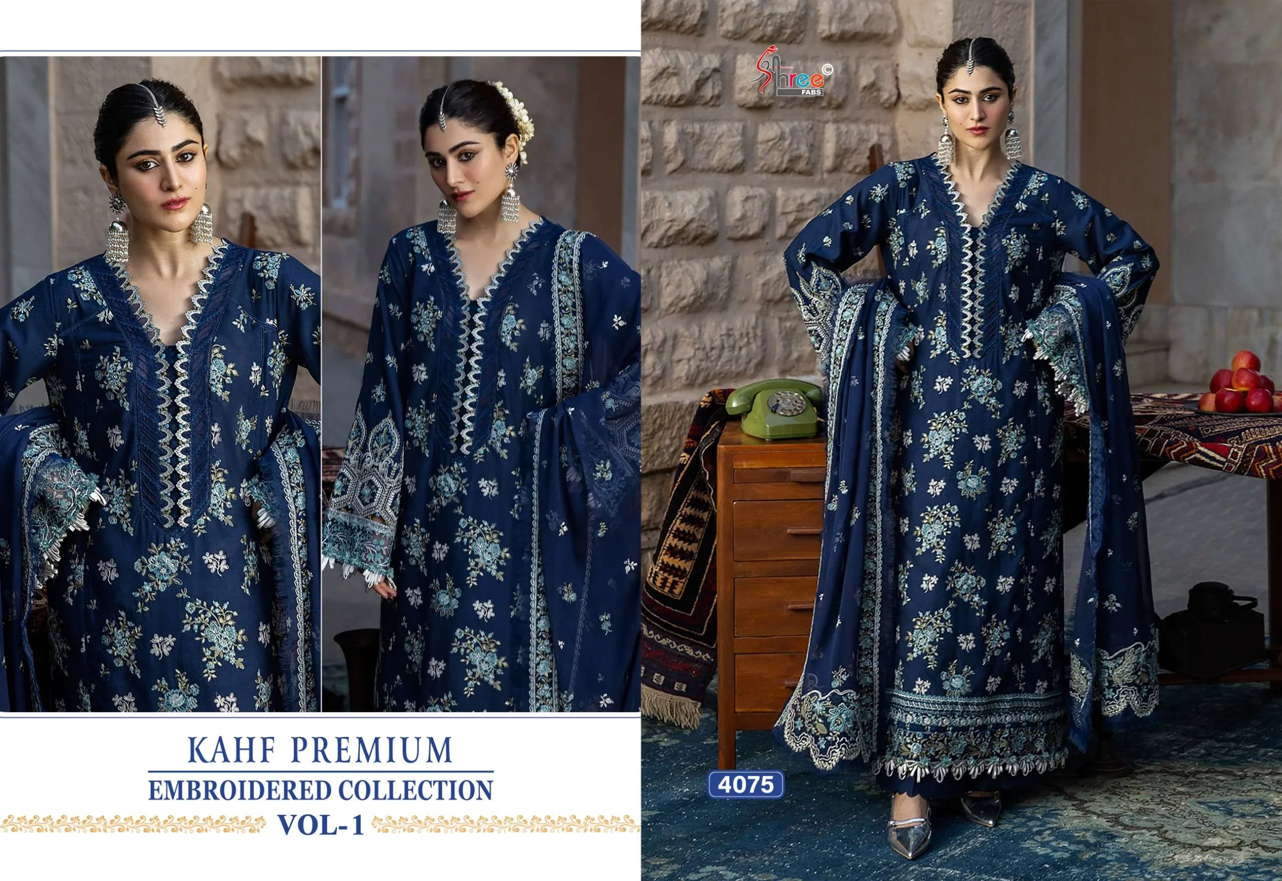 Shree Fab Kahf Premium Embroidered Collection Vol 1 - Image 4