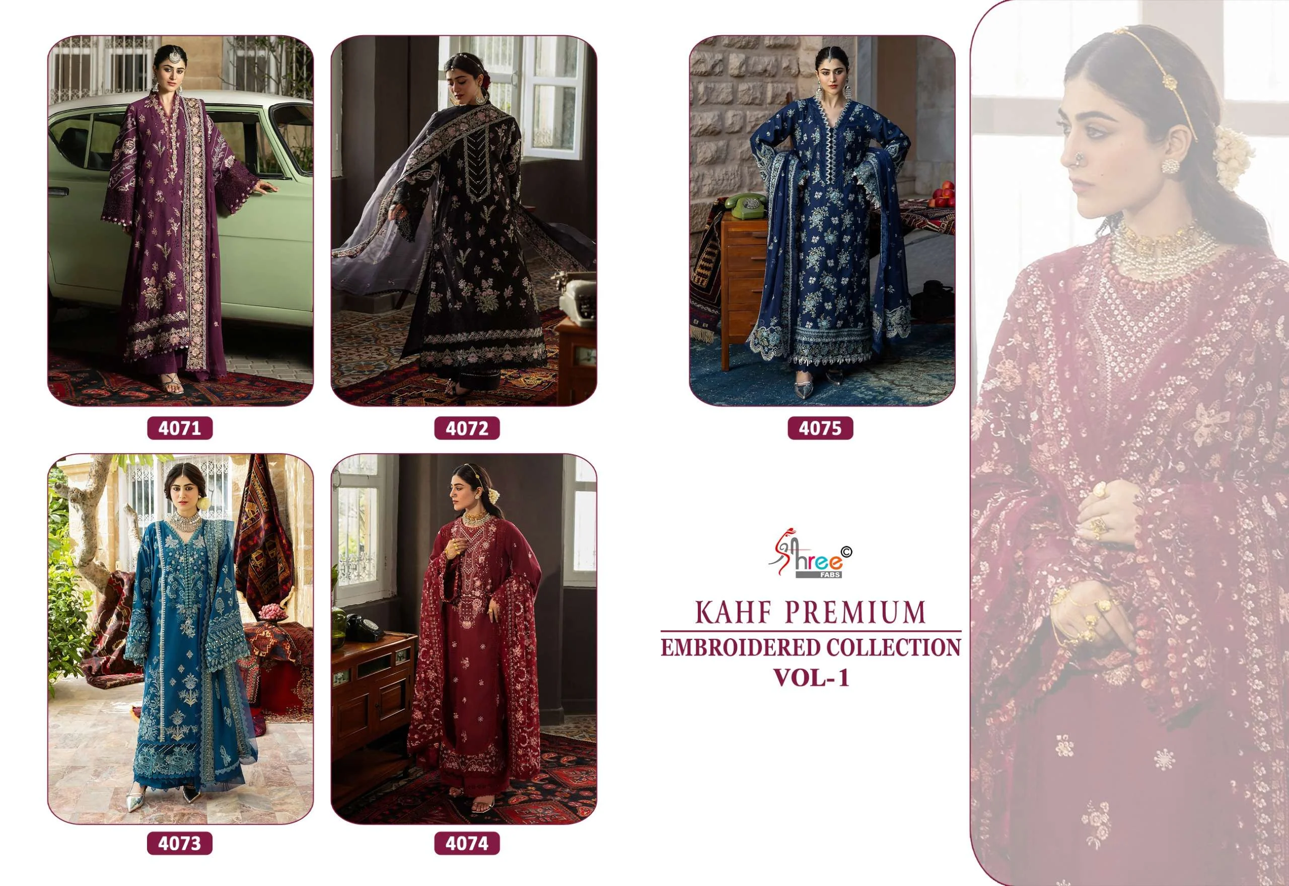 Shree Fab Kahf Premium Embroidered Collection Vol 1 - Image 6