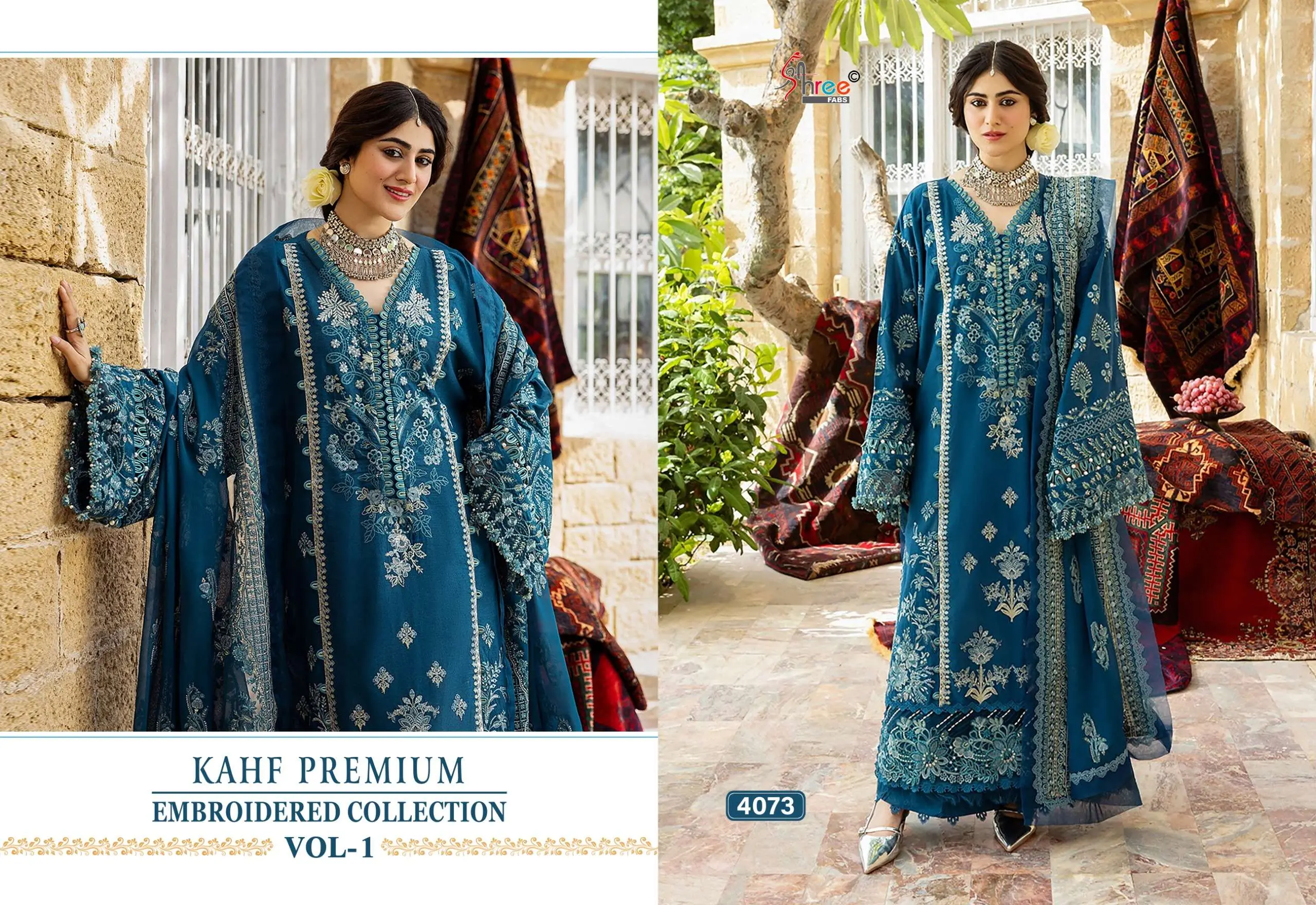 Shree Fab Kahf Premium Embroidered Collection Vol 1 - Image 7