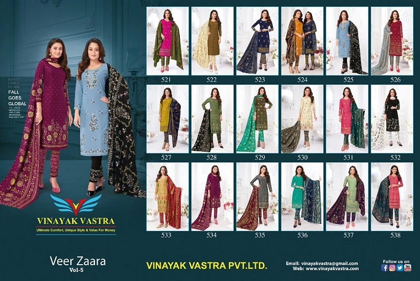 Vinayak Vastra Veer Zaara Vol 5 - Image 25