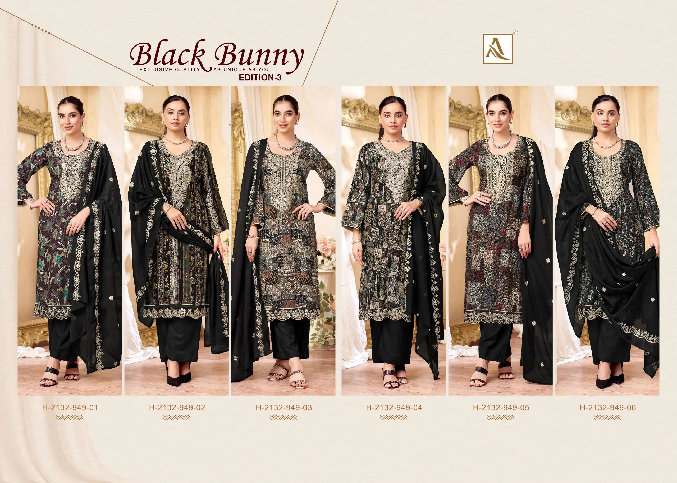 Alok Suits Black Bunny Vol 3 - Image 8