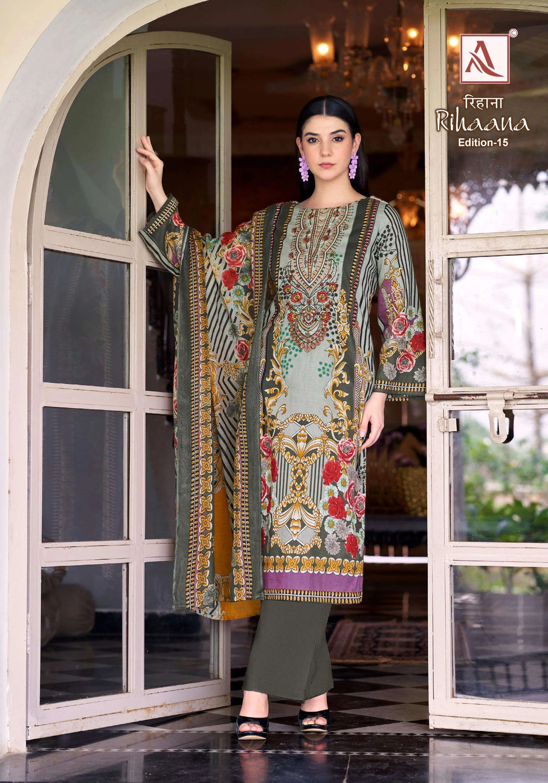 Alok Suits Rihaana Vol 15 - Image 7