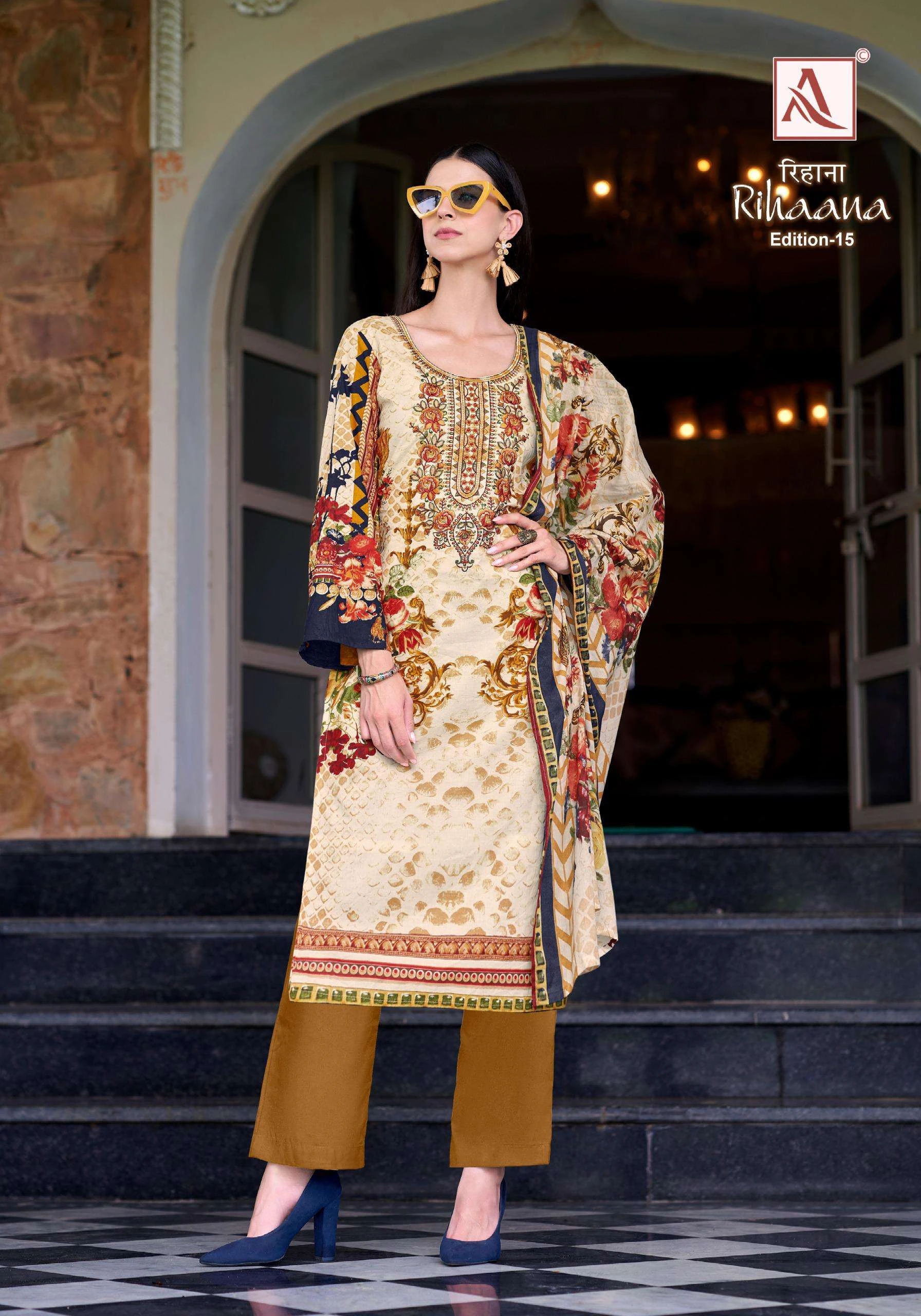 Alok Suits Rihaana Vol 15 - Image 8