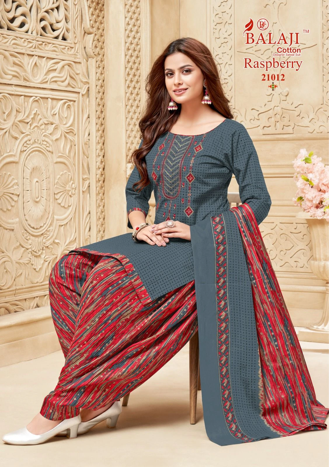 Balaji Cotton Raspberry Vol 21 - Image 18