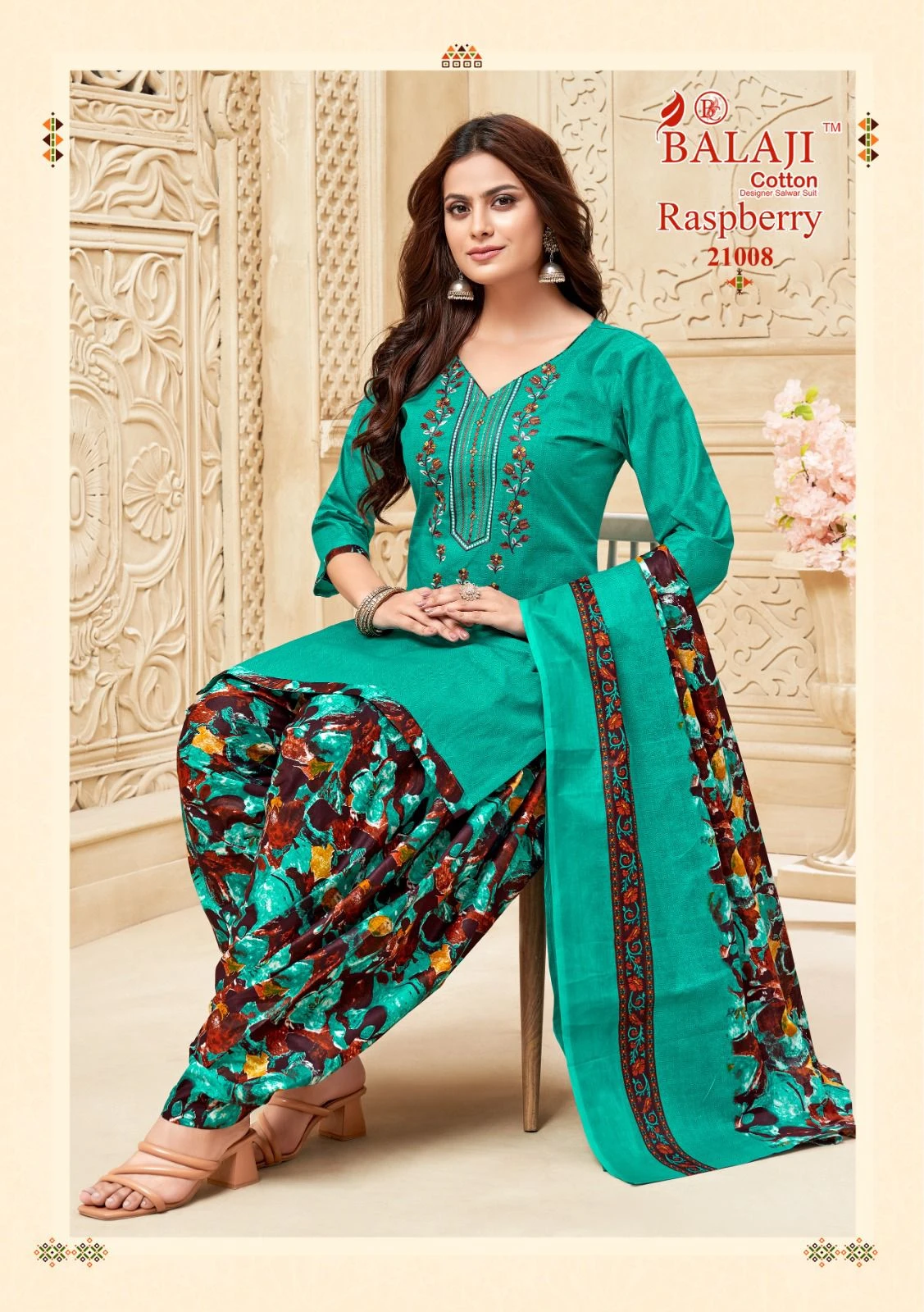 Balaji Cotton Raspberry Vol 21 - Image 9