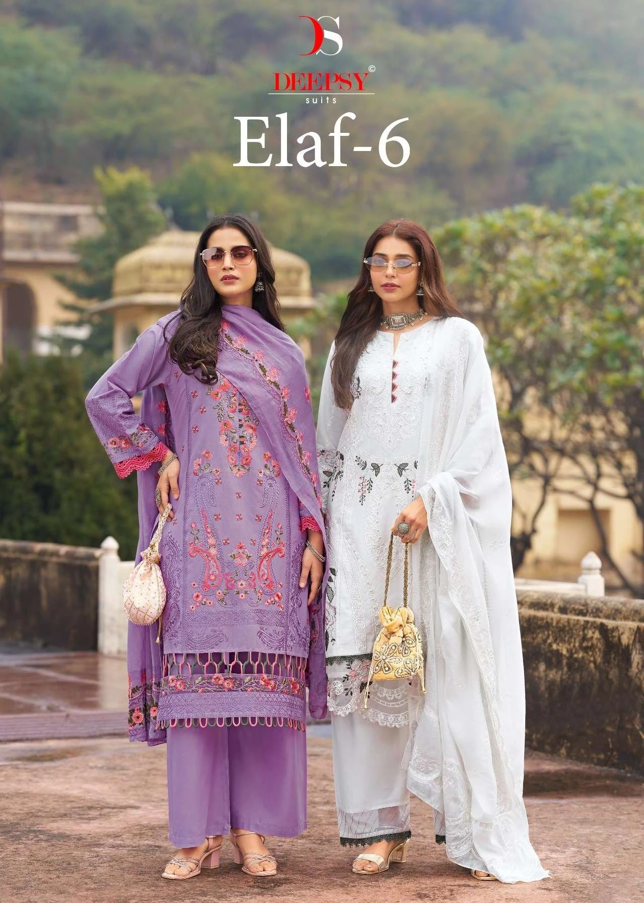 Deepsy Suits Elaf Luxury Lawn 25 Vol 6