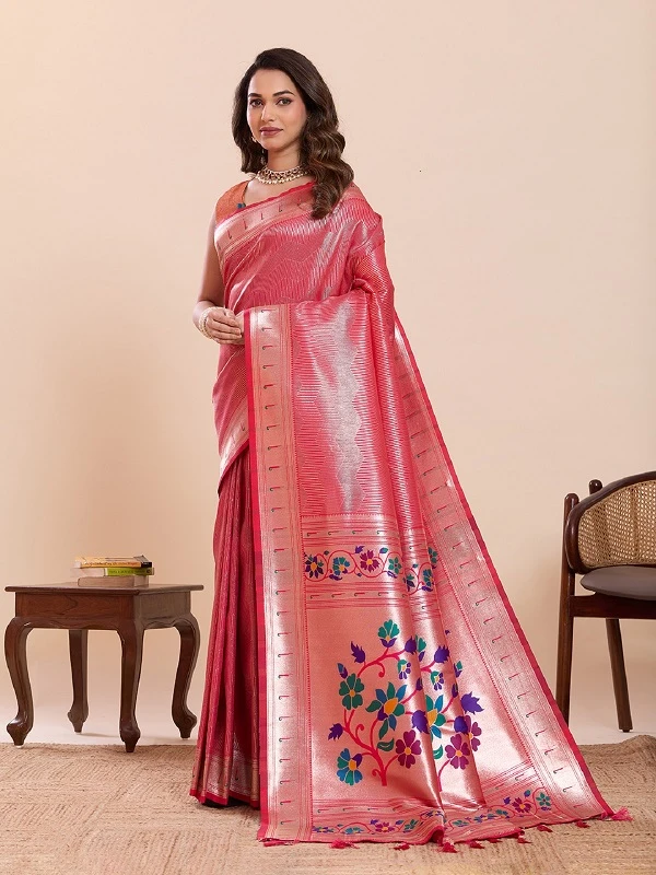 Maahi 212 Paithani Silk Zari Weaving Saree Collection - Image 2