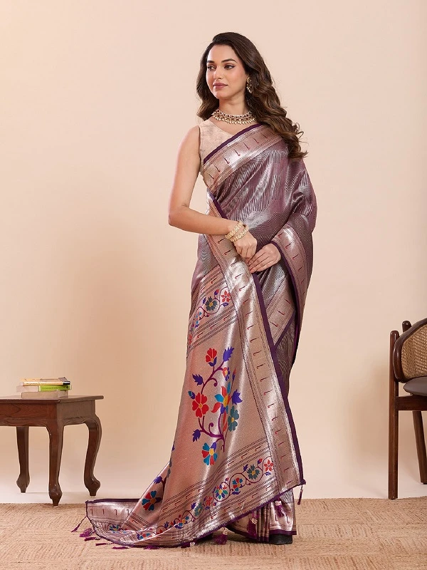 Maahi 212 Paithani Silk Zari Weaving Saree Collection - Image 3