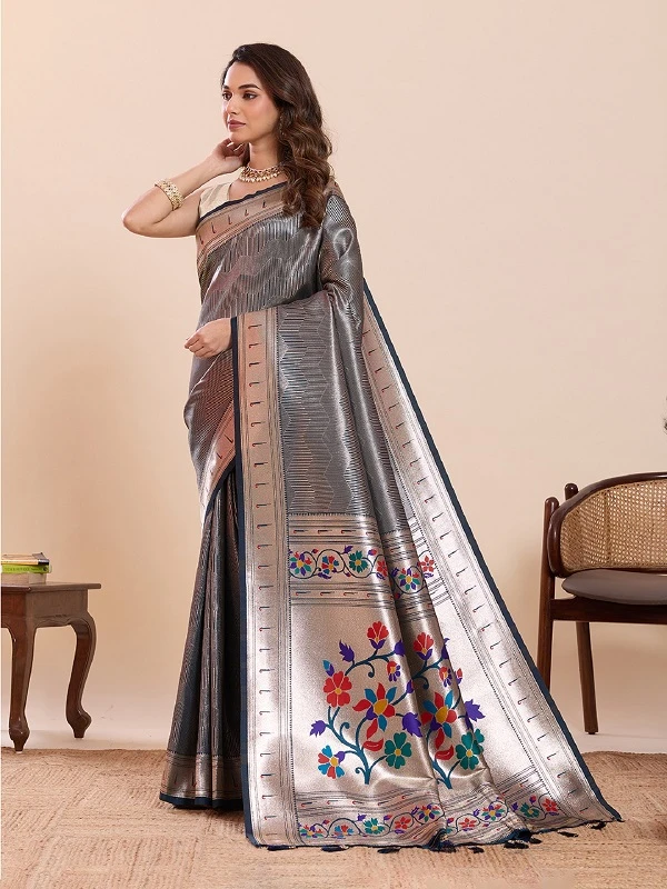 Maahi 212 Paithani Silk Zari Weaving Saree Collection - Image 4