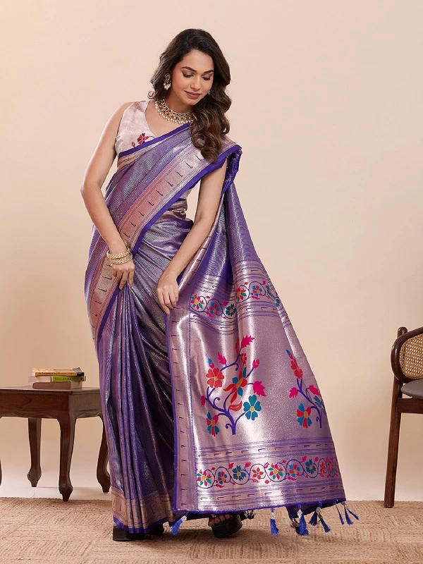 Maahi 212 Paithani Silk Zari Weaving Saree Collection - Image 5
