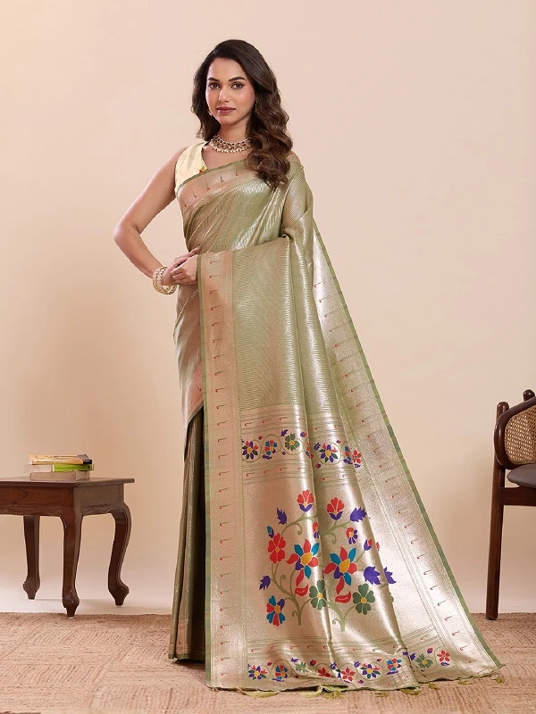 Maahi 212 Paithani Silk Zari Weaving Saree Collection - Image 6