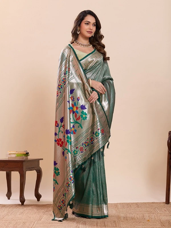 Maahi 212 Paithani Silk Zari Weaving Saree Collection - Image 7