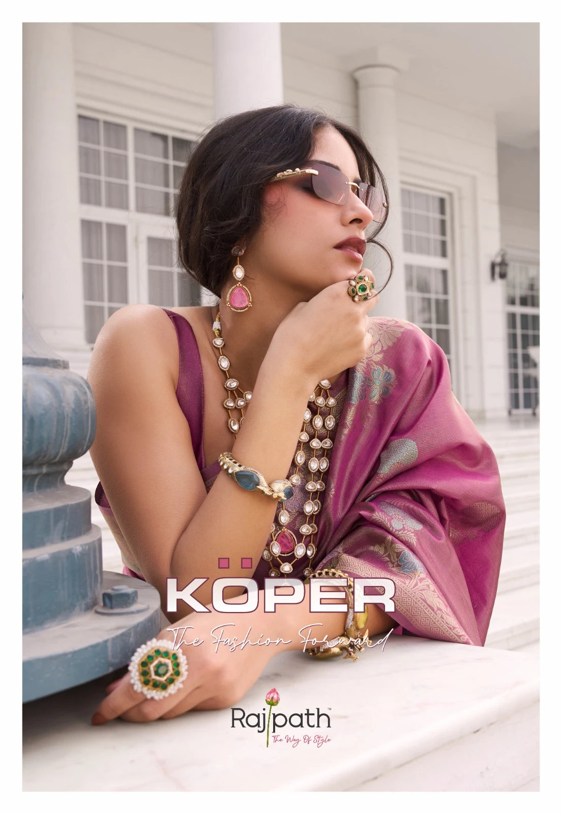 Rajpath Koper Silk Vol 1 Zari Weaving Stylish Saree Collection