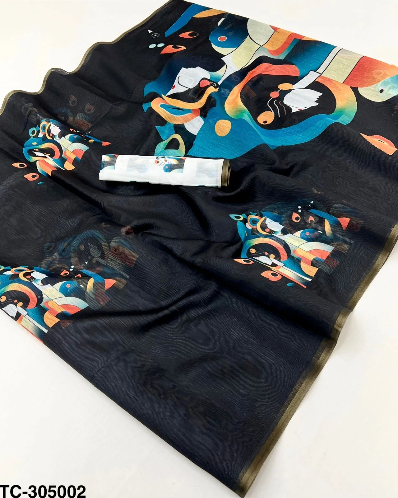 Rajyog 305001 to 6 Tussar Chanderi Kalamkari Printed Fancy Saree Colletion